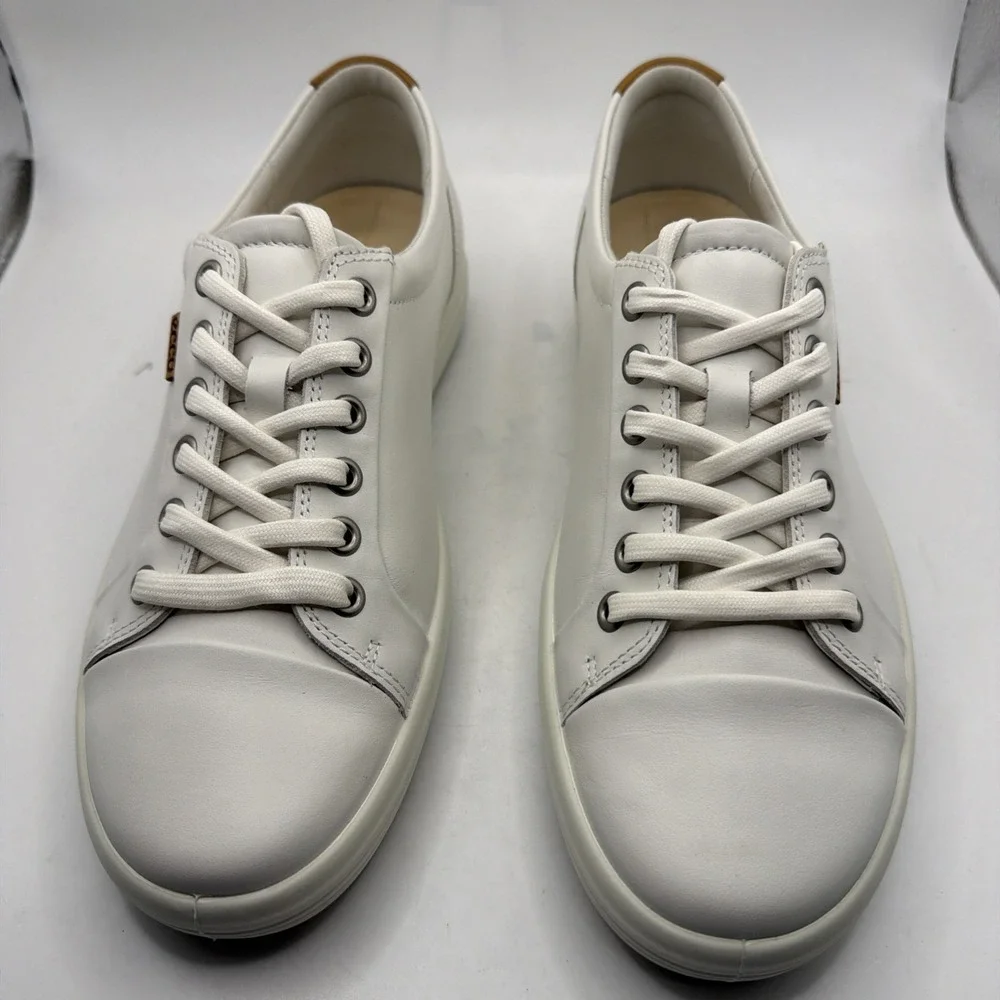 Ecco Women's Soft 7W White Lace Up Sneakers 43000301007. EU 38 US 7-7.5 New